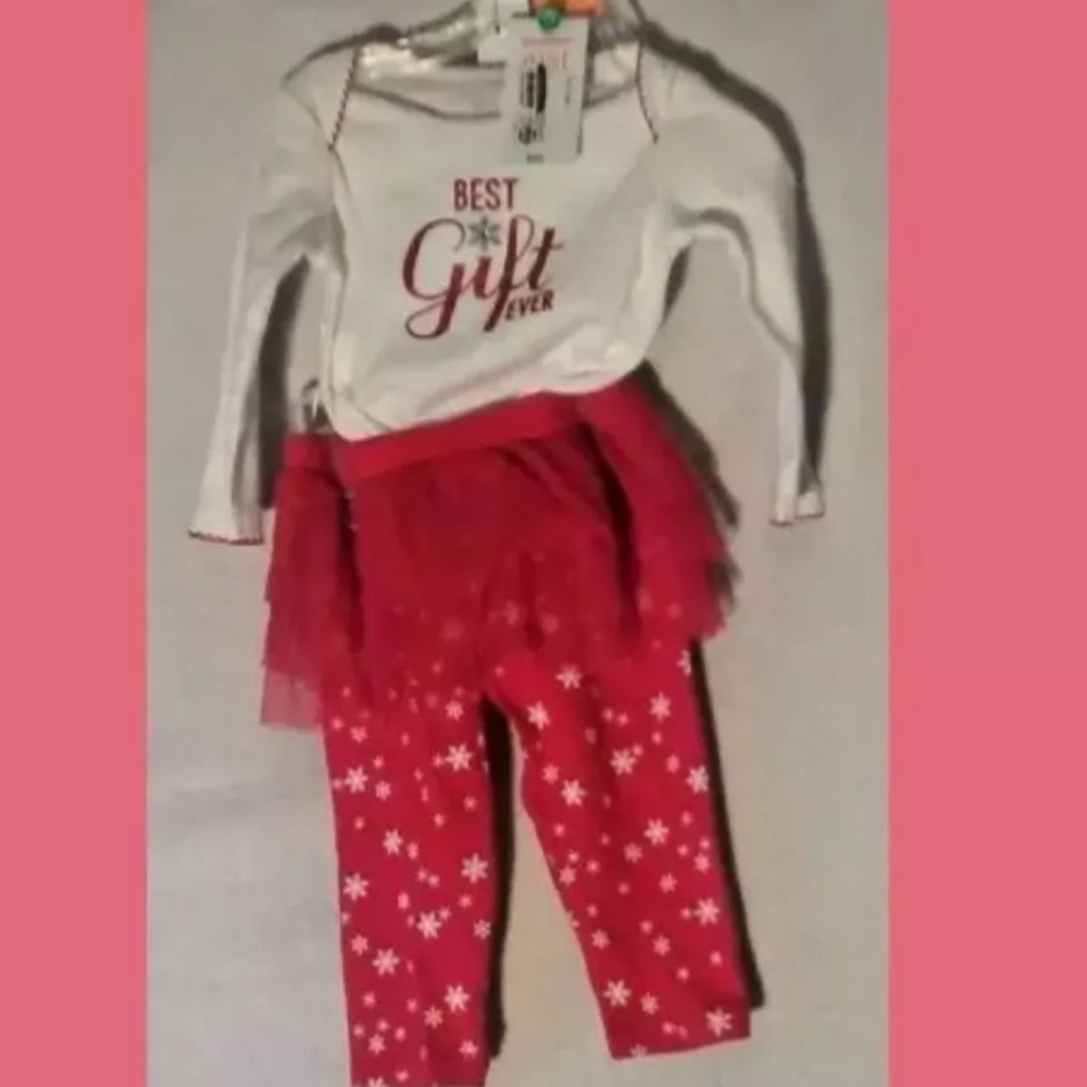 It’s a girl Christmas outfit 6 months